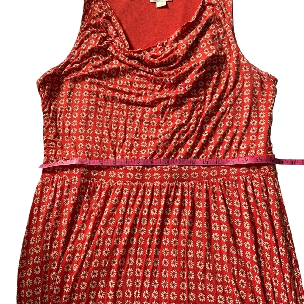 Maeve by Anthropologie Brianne Cowl Neck Daisy Print Dress, Size X-Large XL - Picture 5 of 12